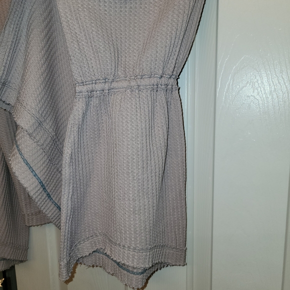 Free People We The Free Dahlia Light Pink Waffle Knit Top - Picture 5 of 5